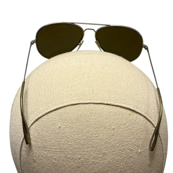 Vintage‎ Vaurnet Pouilloux Sunglasses FRAME ONLY Unisex Pilot Gold Metal - Picture 3 of 9